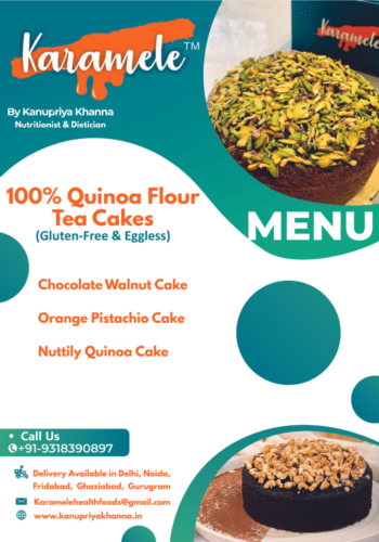 100 % quinoa flour tea cakes
