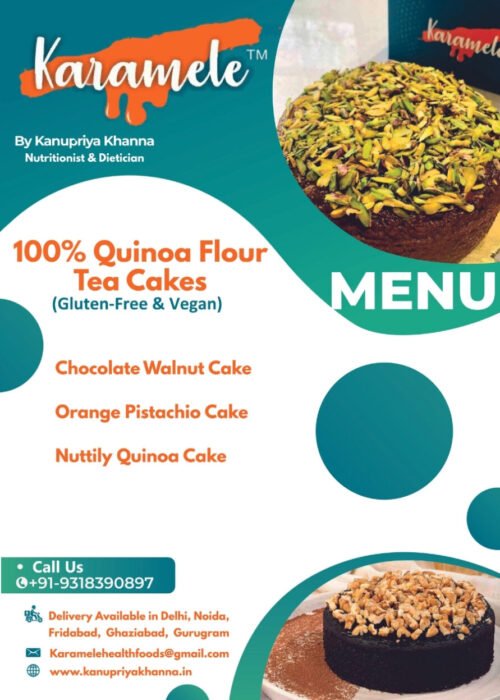quinoa flour vegan menu